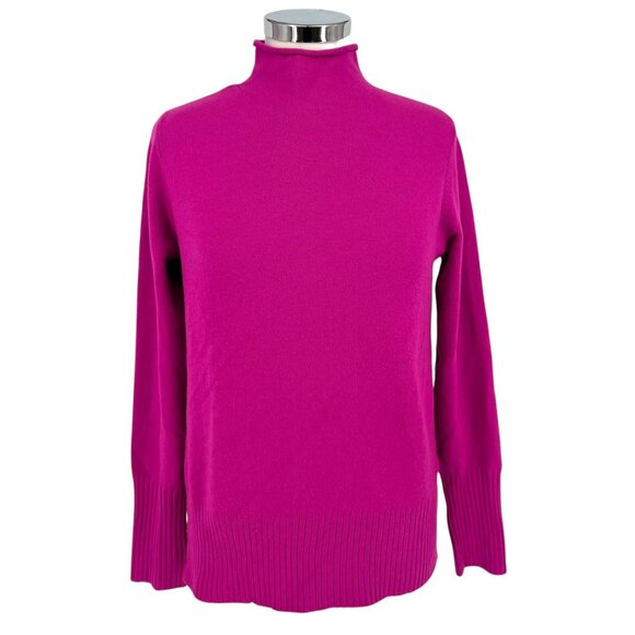 French Connection High Neck Sweater Pink Size Medium - Picture 1 of 9